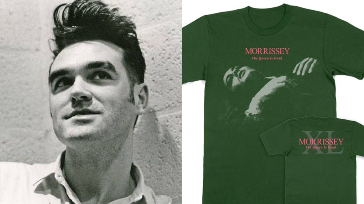 Morrissey vuelve a la carga: vende remeras de The Smiths con su nombre