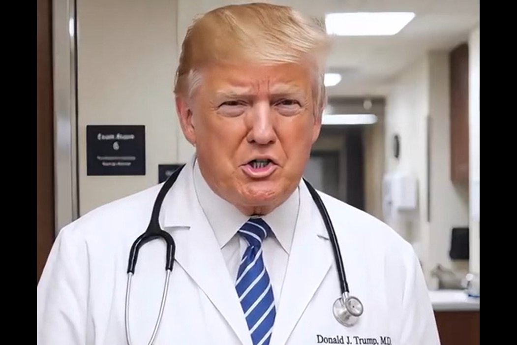 Trump se burla de celebridades con video IA: el síndrome de la "rabia trumpiana"